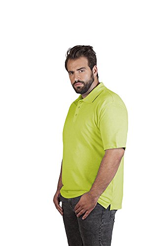 Superior Poloshirt Plus Size Herren, Wilde Limette, 4XL von Promodoro