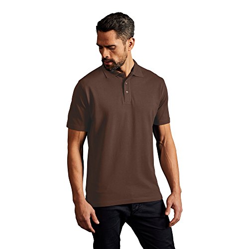 Superior Poloshirt Plus Size Herren, XXXL, Braun von Promodoro