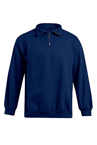 Troyer Sweatshirt Plus Size Herren, Marineblau, XXXL von Promodoro