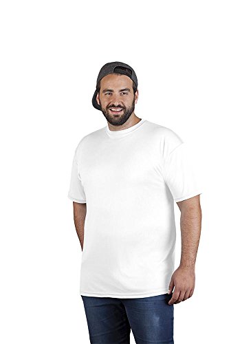 UV-Performance T-Shirt Plus Size Herren, Weiß, XXXL von Promodoro