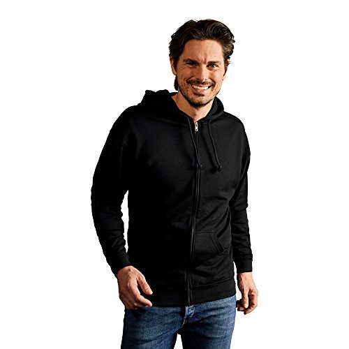 Zip Hoodie Jacke 80-20 Herren, Schwarz, M von Promodoro