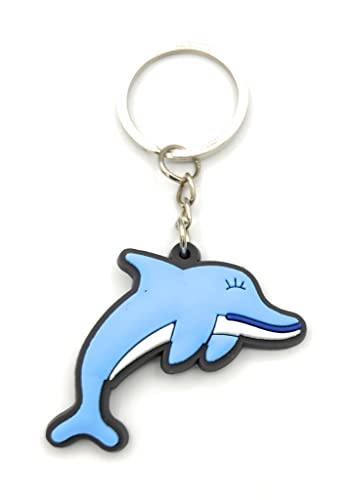 Promotech Happy Delfin Schlüsselanhänger: Ein entzückender Begleiter für Schlüsselbundevon Mädchen und Jungs von Promotech