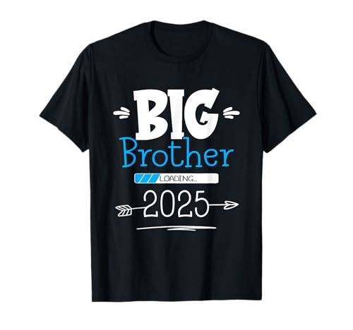 Big Brother Loading 2025, befördert zu Big Brother 2025 Kids T-Shirt von Promoted To Big Brother Big Sister 2025