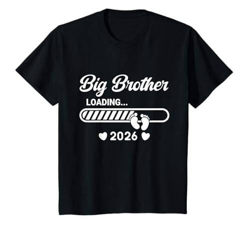 Kinder Big Brother Loading 2026, befördert zum Big Brother 2026 T-Shirt Kinder Big Brother Loading 2026, befördert zum Big Brother 2026 T-Shirt von Promoted To Big Brother Toddler 2026