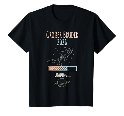 Kinder Big Brother Loading 2026, befördert zum Big Brother 2026 T-Shirt Kinder Big Brother Loading 2026, befördert zum Big Brother 2026 T-Shirt von Promoted To Big Brother Toddler 2026