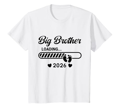 Kinder Big Brother Loading 2026, befördert zum Big Brother 2026 T-Shirt Kinder Big Brother Loading 2026, befördert zum Big Brother 2026 T-Shirt von Promoted To Big Brother Toddler 2026