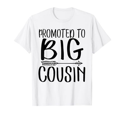 Promoted To Big Cousin Shirt für Big Cousin Crew Kinder Jungen T-Shirt von Promoted To Big Cousin Matching Boys Kids Tee