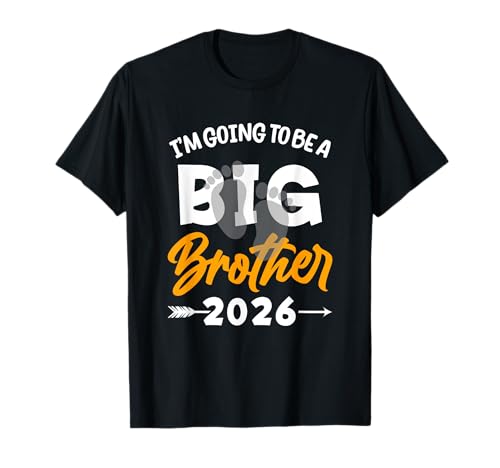 Ich werde ein großer Bruder 2026 Big Bro 2026 Jungen Kinder T-Shirt von Promoted To Brother 2026 Love Family