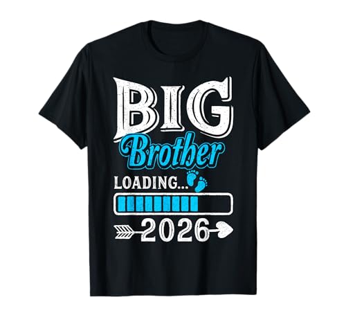 Kids Brother Loading 2026 Kleinkind Ankündigung 2026 T-Shirt Kids Brother Loading 2026 Kleinkind Ankündigung 2026 T-Shirt von Promoted To Brother Toddler 2026