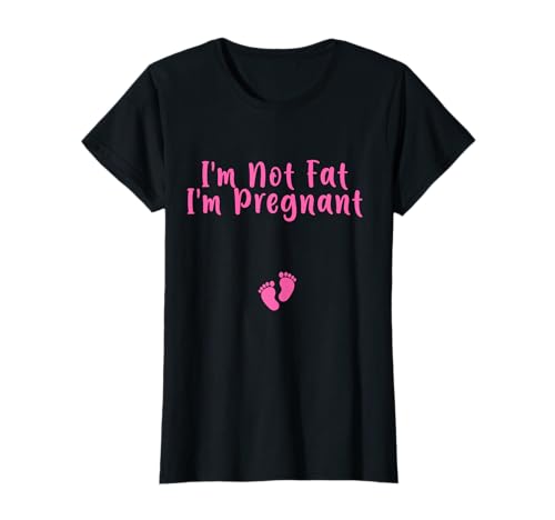I'm Not Fat I'm Pregnant Baby Reveal wurde zur Mutter befördert T-Shirt I'm Not Fat I'm Pregnant Baby Reveal wurde zur Mutter befördert T-Shirt von Promoted to Mother I'm Pregnant
