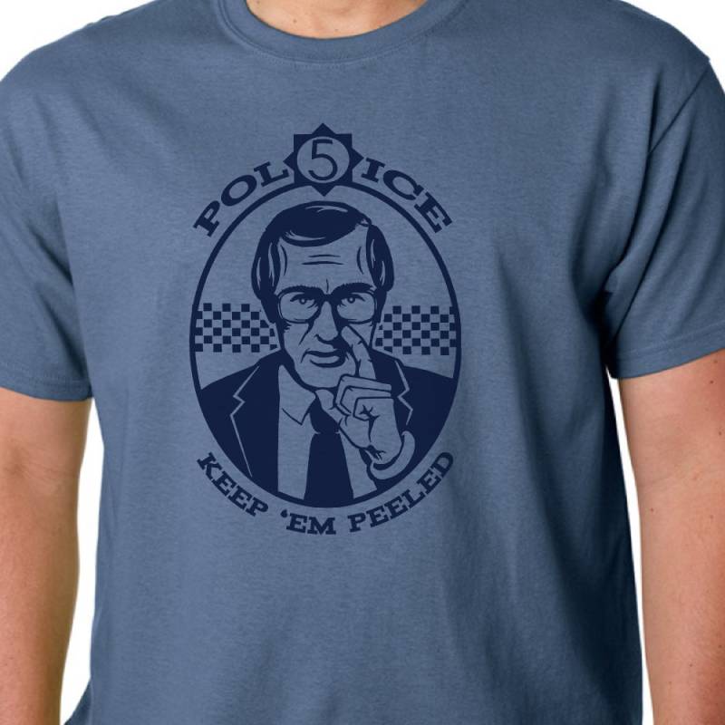 "Keep "Em Peeled | Police 5 "Keep Peeled" T-Shirt, 2018" von Properganda