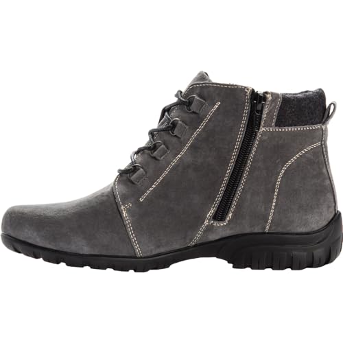 Propét Damen Delaney modischer Stiefel, GRAU, 37.5 EU 3X-Weit von Propét