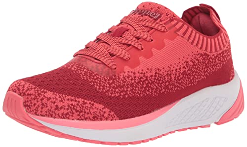 Propét Damen Ec5 Sneaker, Rot/Ausflug, einfarbig (Getaway Solids), 9 Narrow von Propét
