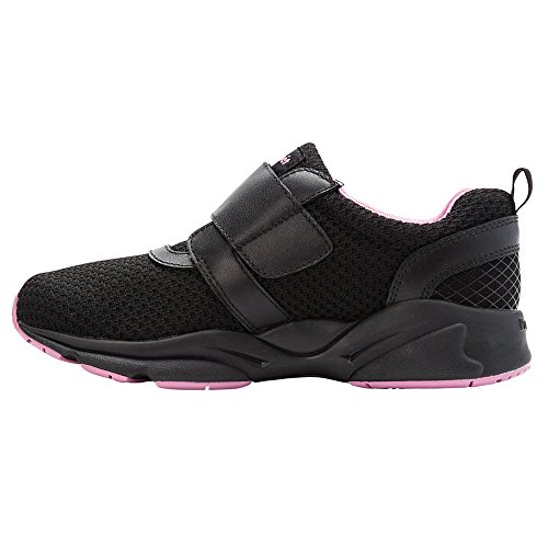 Propét Damen Stability X Strap Sneaker, Black Berry, 37.5 EU Weit von Propét