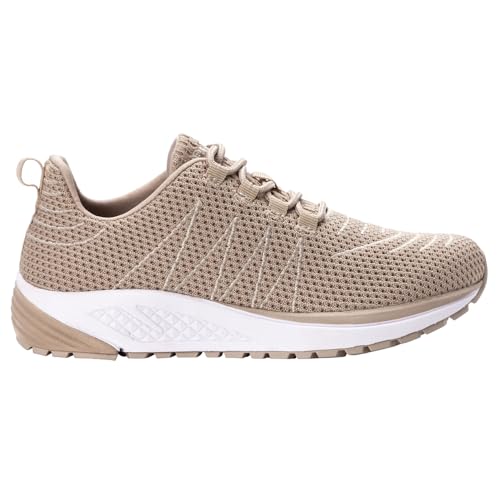 Propét Damen Tour Knit Sneaker, Sand, 43 EU X-Weit von Propét