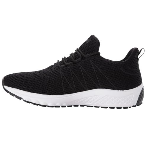 Propét Damen Tour Knit Sneaker, Schwarz, 43 EU XX-Weit von Propét