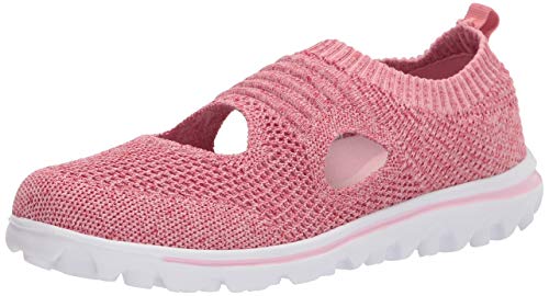 Propét Damen TravelActiv Avid Sneaker, pink/rot, 40 EU Weit von Propét