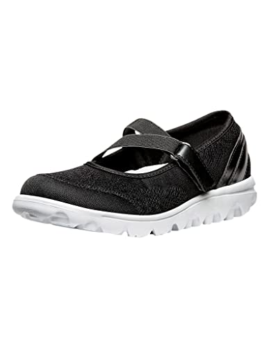 Propét Damen TravelActiv Mary Jane Schuh, Schwarz, 39.5 EU Schmal von Propét