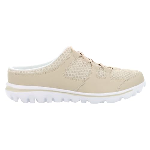 Propét Damen TravelActiv Slide Sneaker, Beige, 42.5 EU XX-Weit von Propét