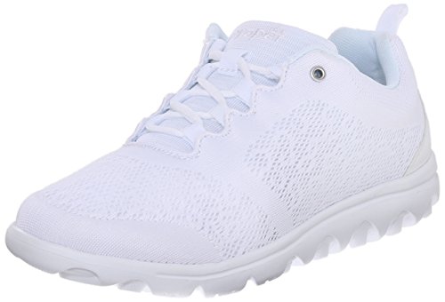 Propét Damen TravelActiv Sneaker, Weiß, 38 EU von Propét