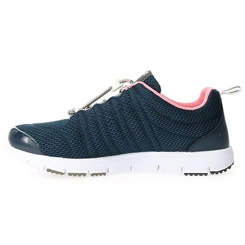 Propét Damen TravelWalker II Sneaker, Navy Melon, 37.5 EU von Propét