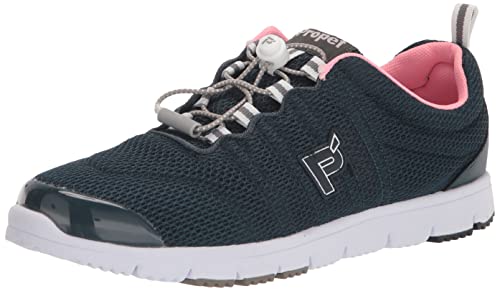 Propét Damen TravelWalker II Sneaker, Navy Melon, 39 EU von Propét