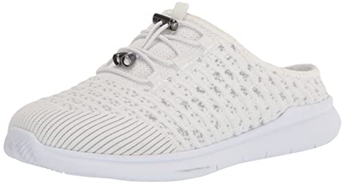 Propét Damen Travelbound Slide Sneaker, Weißer Gänseblümchen, 37 EU X-Weit von Propét
