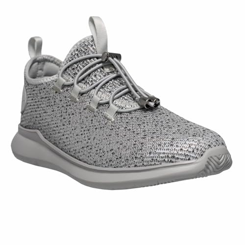 Propét Damen Travelbound Sneaker, Metallic, Silber, 36 EU Weit von Propét
