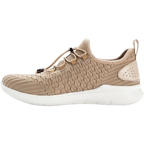 Propét Damen Reisen Sneaker, Helles Taupe, 40.5 EU X-Weit von Propét