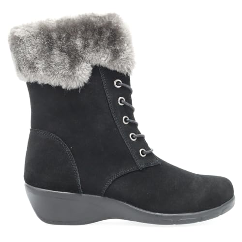 Propét Damen Winslow Mode-Stiefel, Schwarz, 39.5 EU Weit von Propét