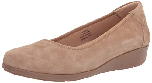 Propét Herren Yara Ballerinas, Natürliches Wildleder, 42.5 EU X-Weit von Propét