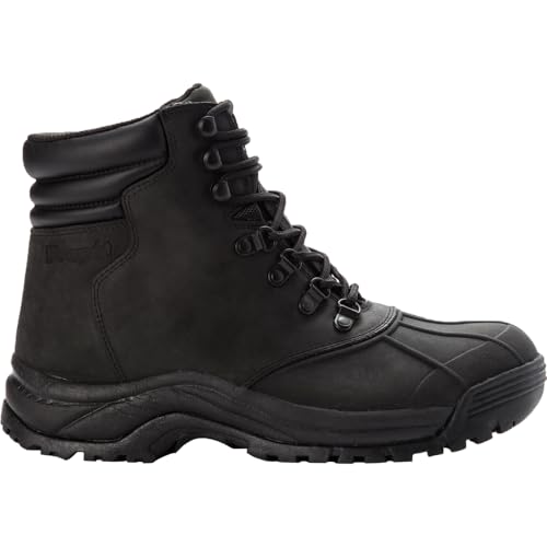 Propét Herren Blizzard Mid Lace Schneestiefel, Schwarz, 44.5 EU X-Weit von Propét