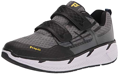 Propét Herren Propet Ultra Strap Turnschuh, Grau/Schwarz, 53 EU von Propét