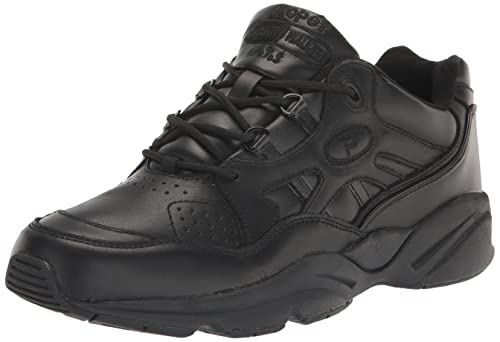 Propét Herren Stability Walker Sneaker, Schwarz, 41 EU Schmal von Propét