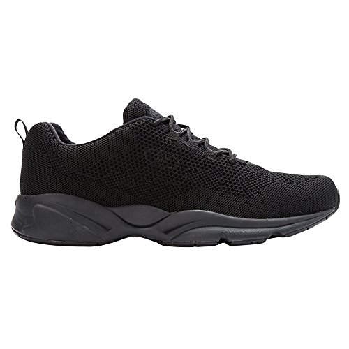 Propét Herren Stability Fly Sneaker, Schwarz, 46 EU X-Weit von Propét