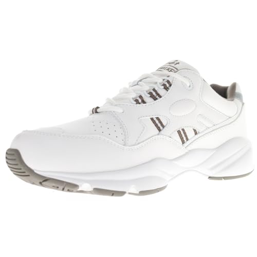 Propet Herren Stability Walker Schuhe, Weiß/Taupe, 15 XX-Wide Propet Herren Stability Walker Schuhe, Weiß/Taupe, 15 XX-Wide von Propét