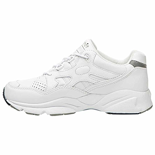 Propét Herren Stability Walker Sneaker, Weiß, 42.5 EU von Propét