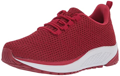 Propét Herren Tour Knit Sneaker, Rot/Ausflug, einfarbig (Getaway Solids), 9 Wide von Propét