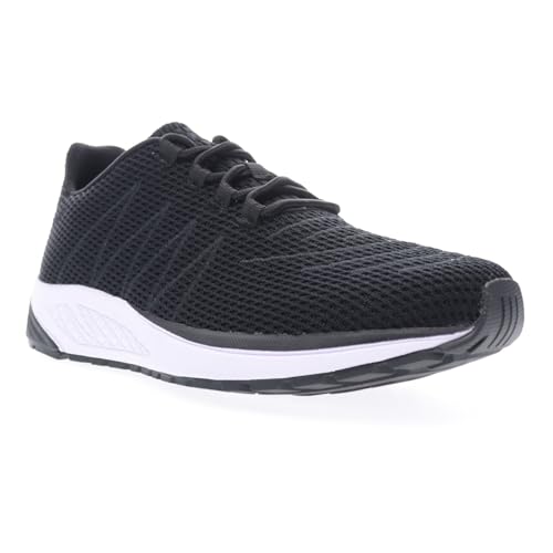 Propét Herren Tour Knit Sneaker, Schwarz, 48 EU XX-Weit von Propét
