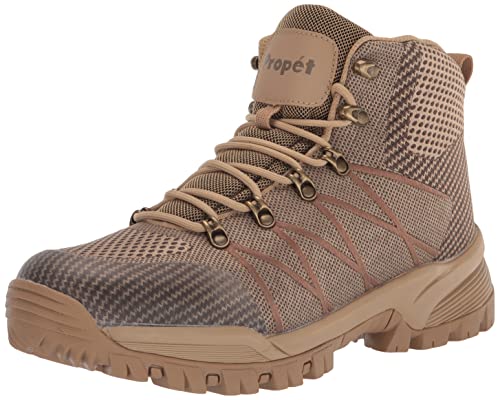 Propet Herren Traverse Wanderstiefel, Sandfarben/Braun, 41.5 EU X-Weit von Propét