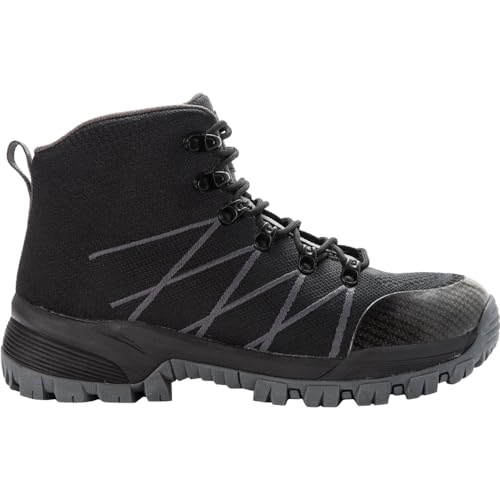 Propét Herren Traverse Wanderstiefel, schwarz/dunkelgrau, 47 EU XX-Weit von Propét