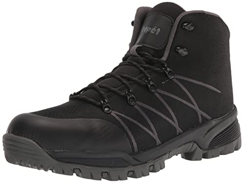 Propét Herren Traverse Wanderstiefel, schwarz/grau, 45 EU Weit von Propét