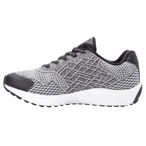 Propet Men's One Running Shoe, Black/Silver, 11 5E US von Propét