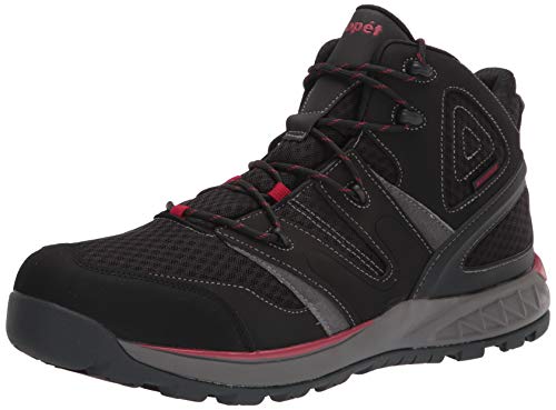 Propet Men's Veymont Waterproof Hiking Boot Black/Red - MOA022SBRD von Propét