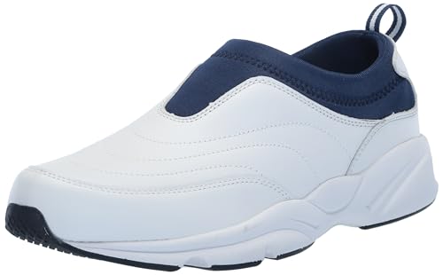 Propét Stability Slip-on für Herren, weiß/marineblau, 9.5 XX-Wide von Propét