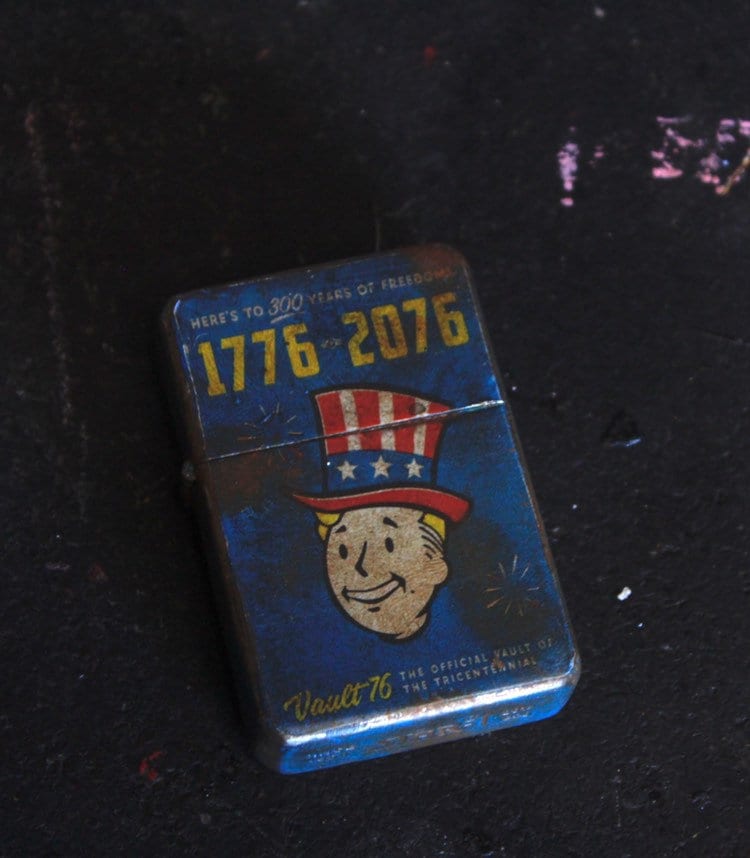 Fallout Vault 76 Tricentennial Ölfeuerzeug Fallout Vault 76 Tricentennial Ölfeuerzeug von PropsEtcetera