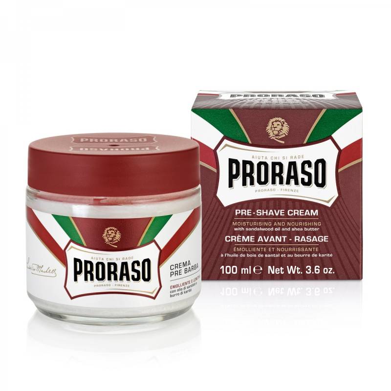 Proraso Pre-Shave-Creme Nourishing Sandalwood and Shea Butter (100 ml) von Proraso