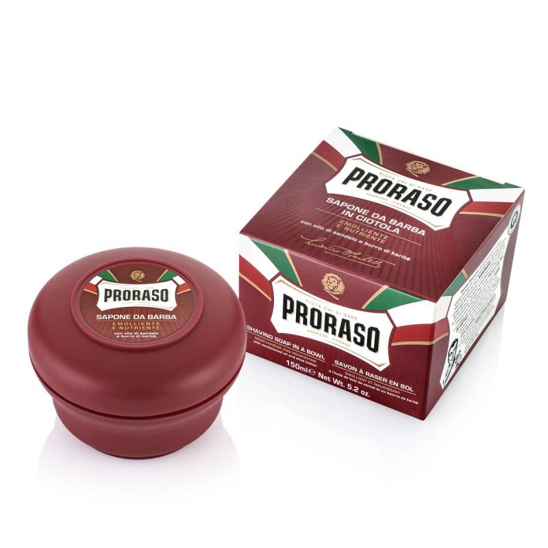 Proraso Rasierseife im Becher Nourishing Sandalwood and Shea Butter von Proraso