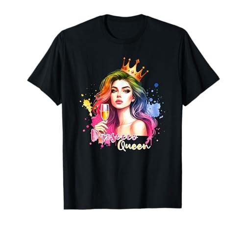 Prosecco Queen Elegantes Damen Shirt T-Shirt von Prosecco & Sektgenuss Apparel