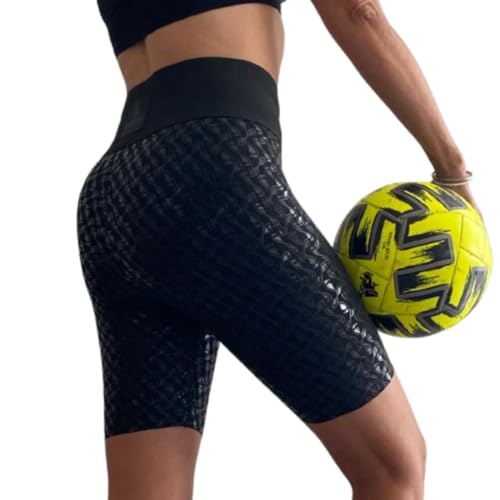 Proskin Laboratory Kurze Sporthose Damen | High Waist Radlerhose | Push-up Effekt & Figurformend | Blickdicht Compression Shorts für Sport & Fitness | Workout Leggings Sculpting | Po Lifting Design M von Proskin Laboratory